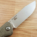 Kershaw Federalist Folding Knife 3.25" CPM-154 Steel Blade Green Canvas Micarta 4320 -Kershaw - Survivor Hand Precision Knives & Outdoor Gear Store