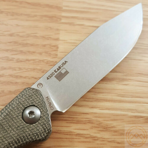 Kershaw Federalist Folding Knife 3.25" CPM-154 Steel Blade Green Canvas Micarta 4320 -Kershaw - Survivor Hand Precision Knives & Outdoor Gear Store