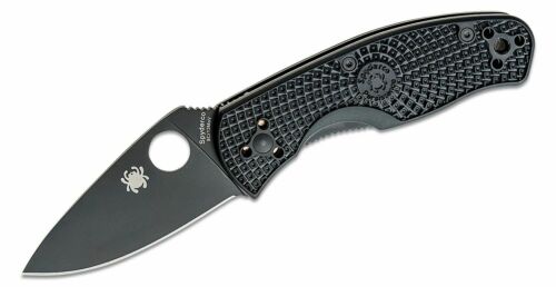 Spyderco Persistence Folding Knife 2.75" 8CR13MoV Steel Blade Black FRN Handle 136PBBK -Spyderco - Survivor Hand Precision Knives & Outdoor Gear Store