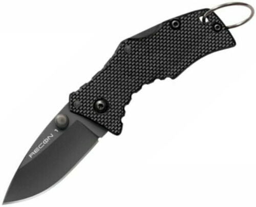 Cold Steel Micro Recon 1 Folding Knife 2" AUS 8A Steel Blade Black Griv-Ex Handle 27TDS -Cold Steel - Survivor Hand Precision Knives & Outdoor Gear Store