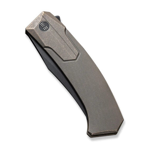 We Knife Co Shuddan Frame Folding Knife 3.5" CPM-20CV Steel Clip Point Blade Bronze Titanium Handle 210153 -We Knife Co - Survivor Hand Precision Knives & Outdoor Gear Store