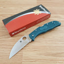 Spyderco Endela Folding Knife 3.42" K390 Tool Steel Blade Blue FRN Handle 243FPWK390 -Spyderco - Survivor Hand Precision Knives & Outdoor Gear Store