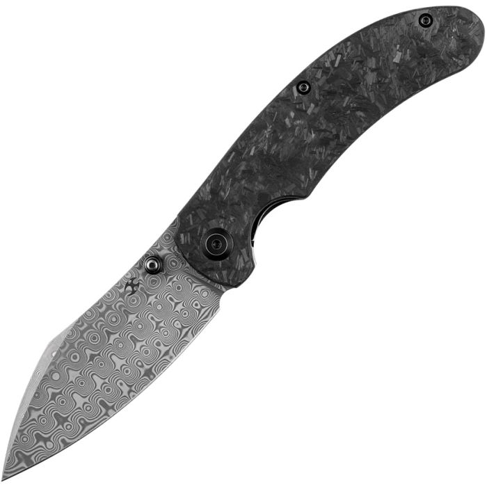 Kansept Knives Nesstreet Folding Knife 3.5" Damascus Steel Blade Carbon Fiber Handle 1039D1 -Kansept Knives - Survivor Hand Precision Knives & Outdoor Gear Store