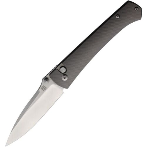 Artisan Andromeda Folding Knife 3.5" CPM-S35VN Steel Drop Point Blade Gray Titanium Handle Z1856GGY -Artisan - Survivor Hand Precision Knives & Outdoor Gear Store