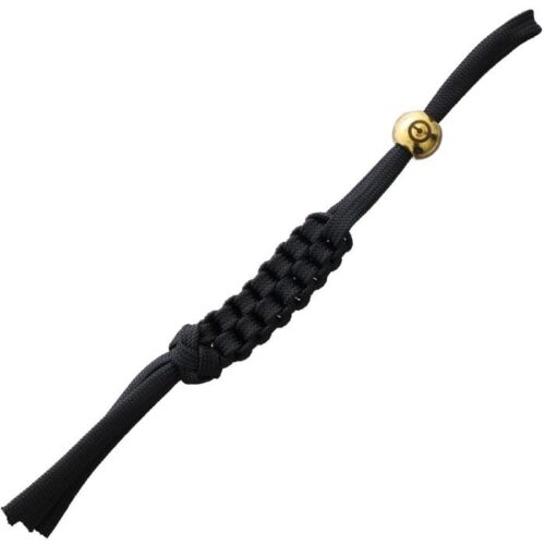 We Knife Co Black Lanyard Paracord One Piece Construction With Brass Bead EFREE -We Knife Co - Survivor Hand Precision Knives & Outdoor Gear Store