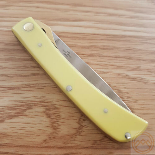 Rough Ryder Folding Knife 440 Steel Blade Yellow Smooth Synthetic Handle R818 -Rough Ryder - Survivor Hand Precision Knives & Outdoor Gear Store