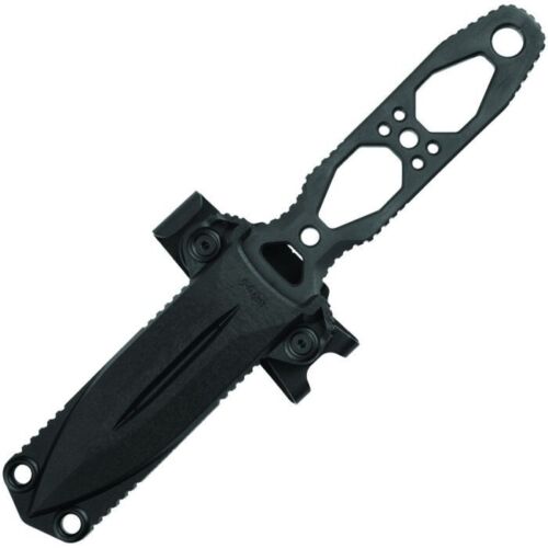 SOG Pentagon FX Covert Fixed Knife 3.5" Black TiNi Coated S35VN Steel Full Tang Blade Black G10 Handle G17610357 -SOG - Survivor Hand Precision Knives & Outdoor Gear Store