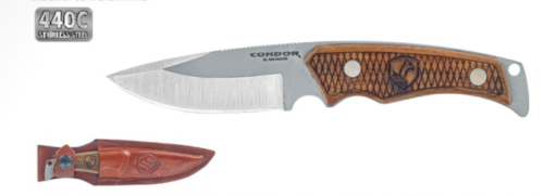 Condor Okavango Hunting Fixed Knife 3.5" 440C Steel Full Blade Walnut Handle TK118354C -Condor - Survivor Hand Precision Knives & Outdoor Gear Store