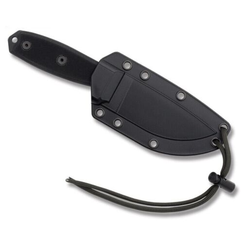 ESEE Model 3 Fixed Knife 3.75" Black Powder Coated Part Serrated 1095HC Steel Blade G10 Handle 3MILSBLK -ESEE - Survivor Hand Precision Knives & Outdoor Gear Store