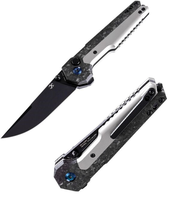 Kansept Knives EDC Tac Folding Knife 3.25" CPM S35VN Steel Blade Titanium/Carbon Fiber Handle 2009A1 -Kansept Knives - Survivor Hand Precision Knives & Outdoor Gear Store