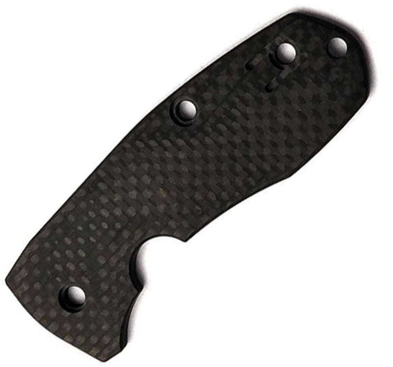 Flytanium Techno 2 Handle Scales Basketweave Black Carbon Fiber Construction 657 -Flytanium - Survivor Hand Precision Knives & Outdoor Gear Store