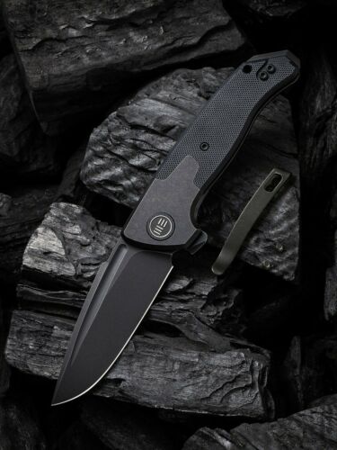 We Knife Co Press Folding Knife 3.15" CPM-20CV Steel Blade Titanium / G10 Handle 20078B1 -We Knife Co - Survivor Hand Precision Knives & Outdoor Gear Store