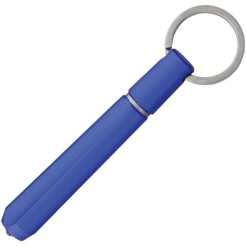 Real Steel Keyring Fire Starter Screws Into The Body Of Glass Breaker With Blue Aluminum Construction F1303 -Real Steel - Survivor Hand Precision Knives & Outdoor Gear Store