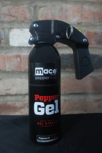 Mace Magnum 9 10% OC Pepper Gel And UV Dye Stream Pattern Reaches Up To 25 Feet With Safety Pin 80572 -Mace - Survivor Hand Precision Knives & Outdoor Gear Store