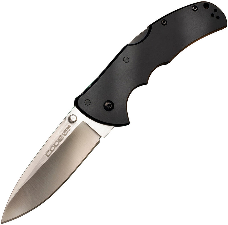 Cold Steel Code 4 Lockback Folding Knife 3.5" S35VN Steel Blade Black Aluminum Handle 58PAS -Cold Steel - Survivor Hand Precision Knives & Outdoor Gear Store