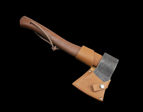 Fox Yankee Fixed 3.15" C45 Steel Axe Head Blade Hickory Wood Finishing Walnut Handle 700 -Fox - Survivor Hand Precision Knives & Outdoor Gear Store