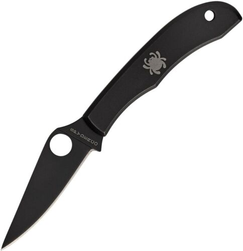 Spyderco Honeybee Folding Knife 1.63" 3Cr13 Steel Blade Black Oxide Stainless Handle 137BKP -Spyderco - Survivor Hand Precision Knives & Outdoor Gear Store