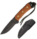 TOPS Overlander 2 Fixed Knife 4" 1095HC Steel Full Tang Blade Tan Micarta Handle OV78 -TOPS - Survivor Hand Precision Knives & Outdoor Gear Store