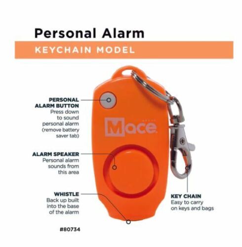 Mace Pocket Model/Alarm Combo 10% OC Pepper With UV Dye Stream Pattern Reaches Up To 10 Feet / 20 Bursts 80793 -Mace - Survivor Hand Precision Knives & Outdoor Gear Store