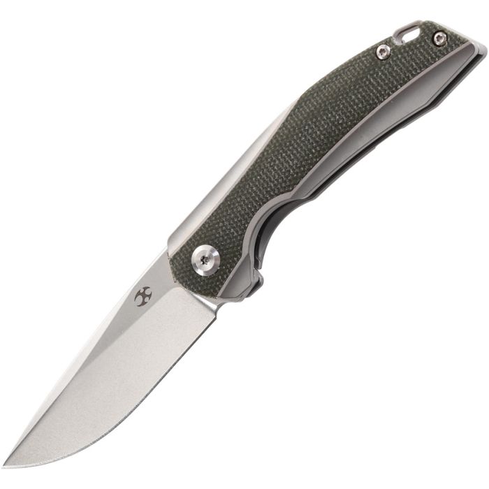 Kansept Knives Mini Accipiter Folding Knife 2.75" S35VN Steel Blade Titanium/Micarta Handle 2007A1 -Kansept Knives - Survivor Hand Precision Knives & Outdoor Gear Store