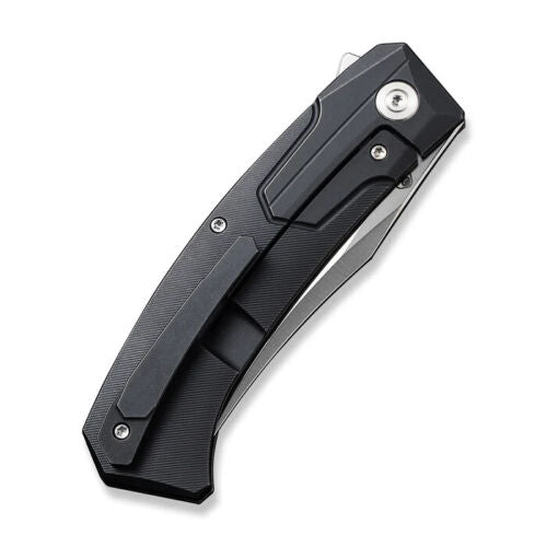 We Knife Co Shuddan Frame Folding Knife 3.5" CPM-20CV Steel Clip Point Blade Black Titanium Handle 210151 -We Knife Co - Survivor Hand Precision Knives & Outdoor Gear Store