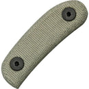 ESEE Candiru Handles Scales With Mounting Hardware Green Canvas Micarta One Piece Construction CANHDLCNV -ESEE - Survivor Hand Precision Knives & Outdoor Gear Store