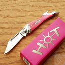 Rough Ryder Small Leg Folding Knife Stainless Steel Blade Pink Smooth Bone Handle R971 -Rough Ryder - Survivor Hand Precision Knives & Outdoor Gear Store