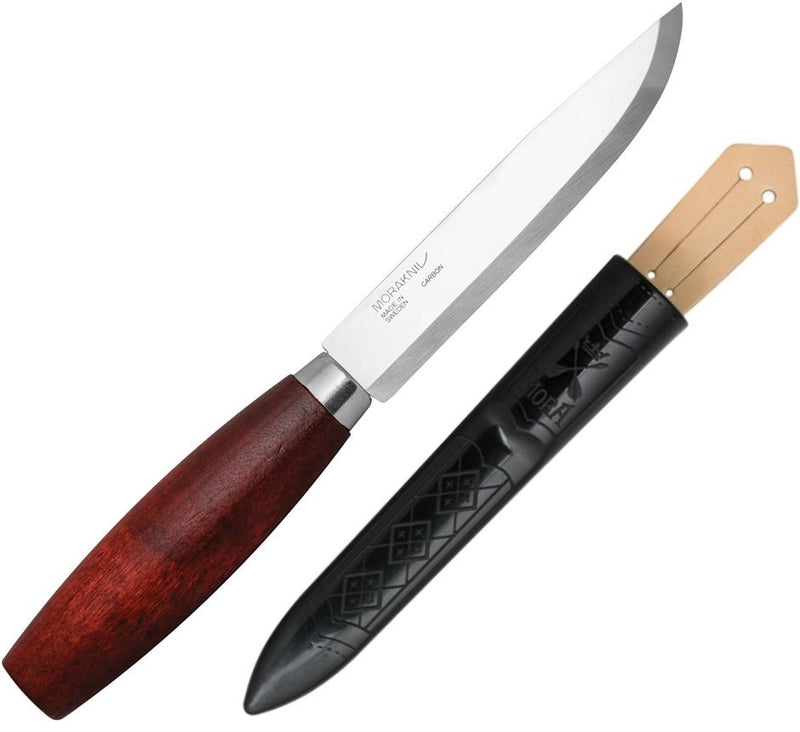 Mora Classic No 3 Fixed-Blade Knife 5.25" Carbon-Steel Blade Red Birch Handle 02412 -Mora - Survivor Hand Precision Knives & Outdoor Gear Store