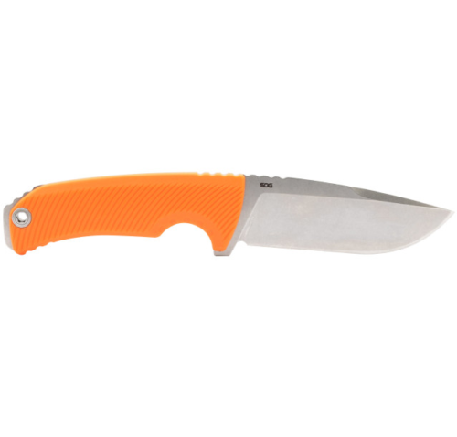 SOG Tellus FX Fixed Knife 4.25" CRYO 440 Steel Full Tang Blade Orange Textured GRN Handle G17060343 -SOG - Survivor Hand Precision Knives & Outdoor Gear Store