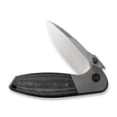 We Knife Co Nitro Mini Folding Knife 3.13" CPM-20CV Steel Drop Point Blade Black Linen Micarta Handle 220153 -We Knife Co - Survivor Hand Precision Knives & Outdoor Gear Store