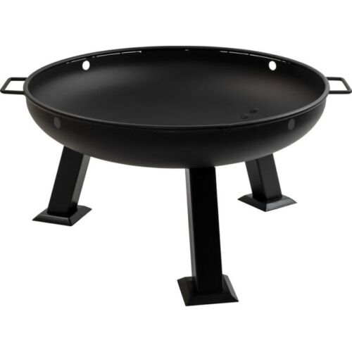 Barebones Living Fire Pit High-Temperature Black Coated Steel Construction With Two Handles RE592 -Barebones Living - Survivor Hand Precision Knives & Outdoor Gear Store