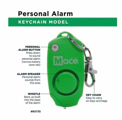 Mace Pocket Model/Alarm Combo 10% OC Pepper With UV Dye Stream Pattern Reaches Up To 10 Feet / 20 Bursts 80795 -Mace - Survivor Hand Precision Knives & Outdoor Gear Store
