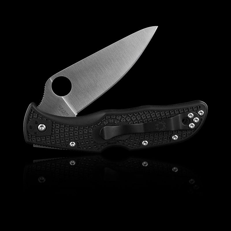 Spyderco Endela Lockback Knife 3.5" Satin Finish VG-10 Steel Blade FRN Handle C243PBK -Spyderco - Survivor Hand Precision Knives & Outdoor Gear Store