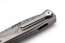 LionSTEEL Thrill Folding Knife 3.13" Damascus Steel Blade Gray Titanium Handle TTLDGY -LionSTEEL - Survivor Hand Precision Knives & Outdoor Gear Store