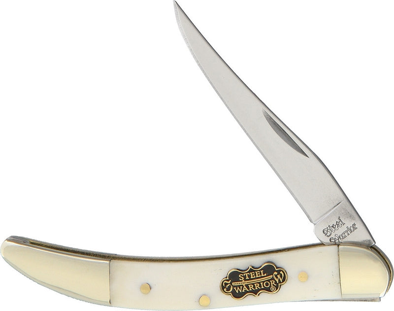 Frost Warrior Toothpick Folding Knife Mirror Finish Stainless Blade Bone Handle FSW109WSB -Frost Cutlery - Survivor Hand Precision Knives & Outdoor Gear Store