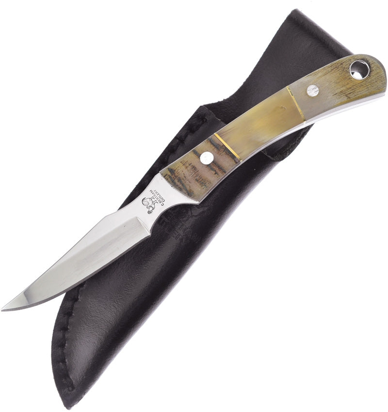 Hen & Rooster Fixed Knife 3" Stainless Steel Full Tang Blade Rams/Ox Horn Handle 5025ROR -Hen & Rooster - Survivor Hand Precision Knives & Outdoor Gear Store