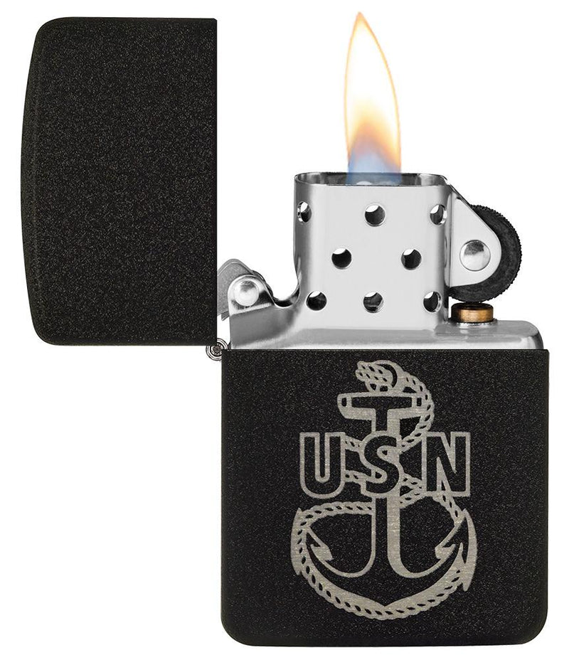 Zippo Lighter USN Feature Windproof All Metal Construction 17323 -Zippo - Survivor Hand Precision Knives & Outdoor Gear Store