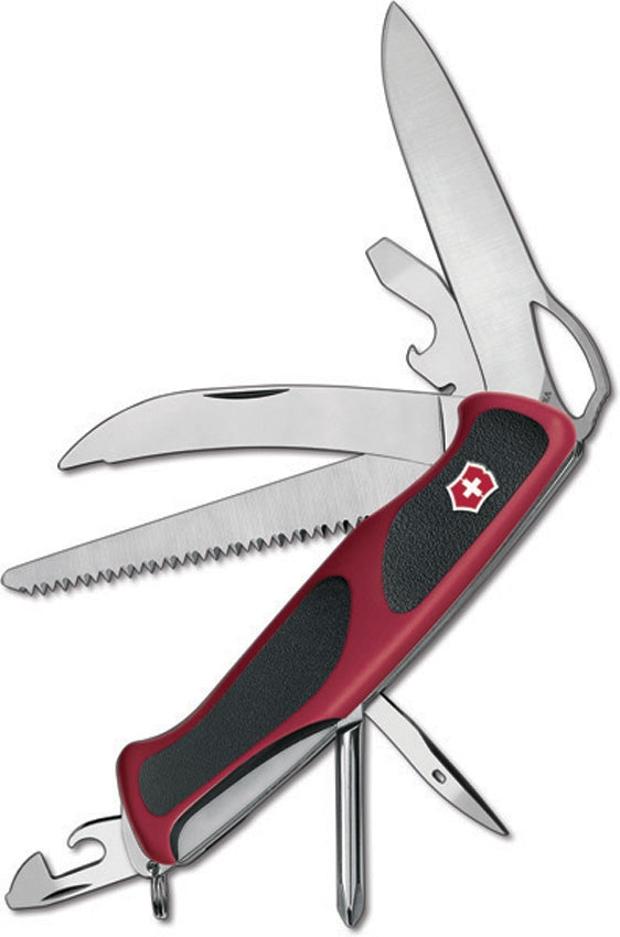 Victorinox Swiss Army Ranger Grip 58 Pocket Knife Steel Implements With Screwdriver Nylon Handle 09683MC -Victorinox - Survivor Hand Precision Knives & Outdoor Gear Store