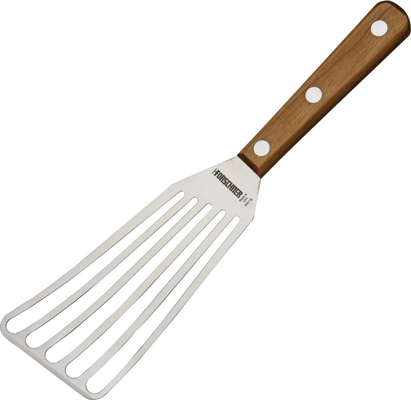 Victorinox Chefs Slotted Fish 3" x 6" Stainless Turner Wood Handle 7625910 -Victorinox - Survivor Hand Precision Knives & Outdoor Gear Store