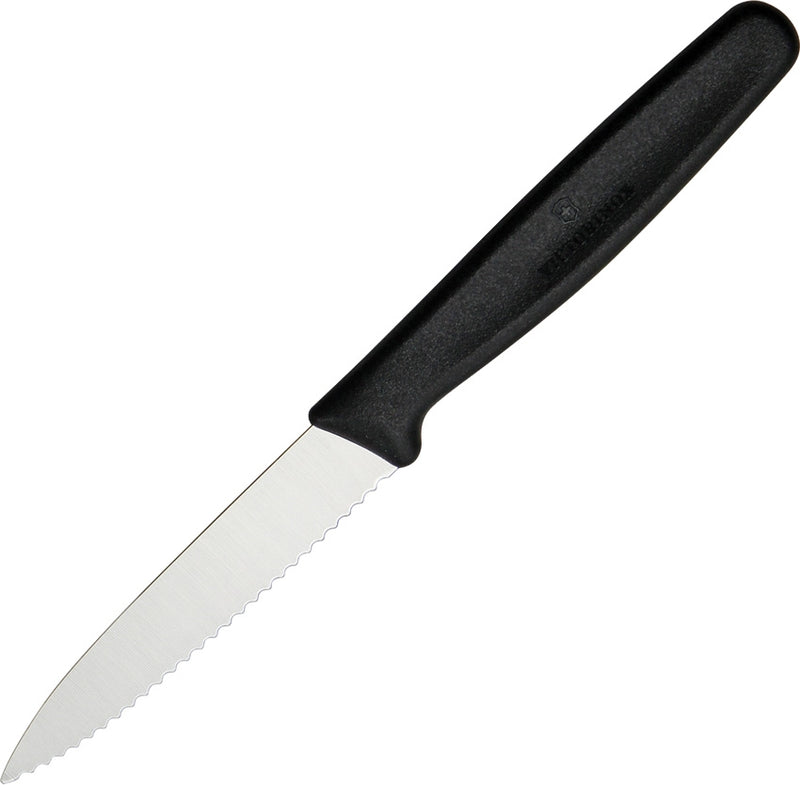 Victorinox Paring Kitchen Knife 3.25" Stainless Steel Spear Point Blade Black Nylon Handle 50633S -Victorinox - Survivor Hand Precision Knives & Outdoor Gear Store