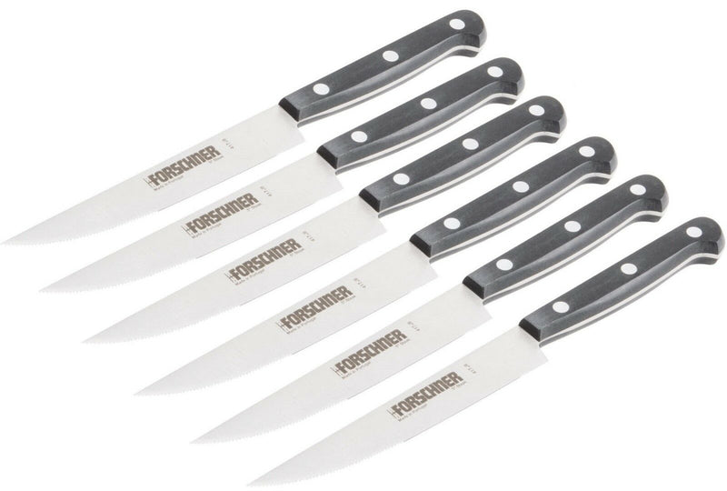 Victorinox 6-Piece Half Serrated Stainless Steel Blade Steak Knife Set 46799 7602961X1 -Victorinox - Survivor Hand Precision Knives & Outdoor Gear Store